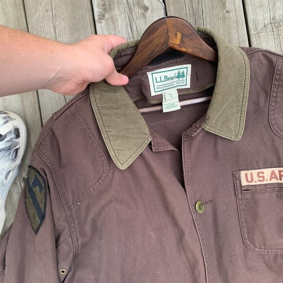 Vintage 1994 L.L. Bean Embroidered U.S Army Jacket XXL - Picture 4 of 9